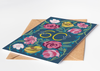 Floral 60 Greetings Card