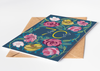 Floral 70 Greetings Card