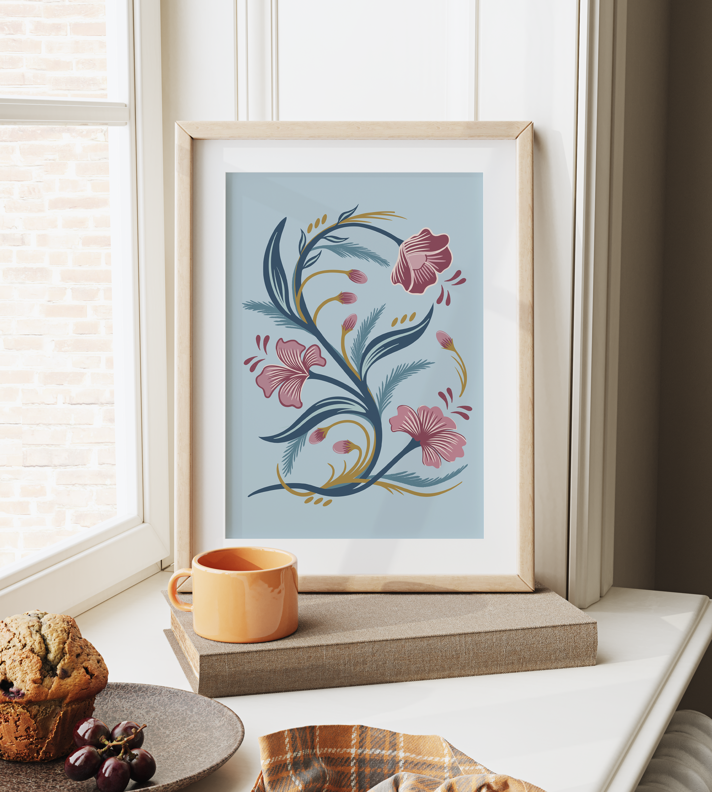 Abstract Floral Art Print