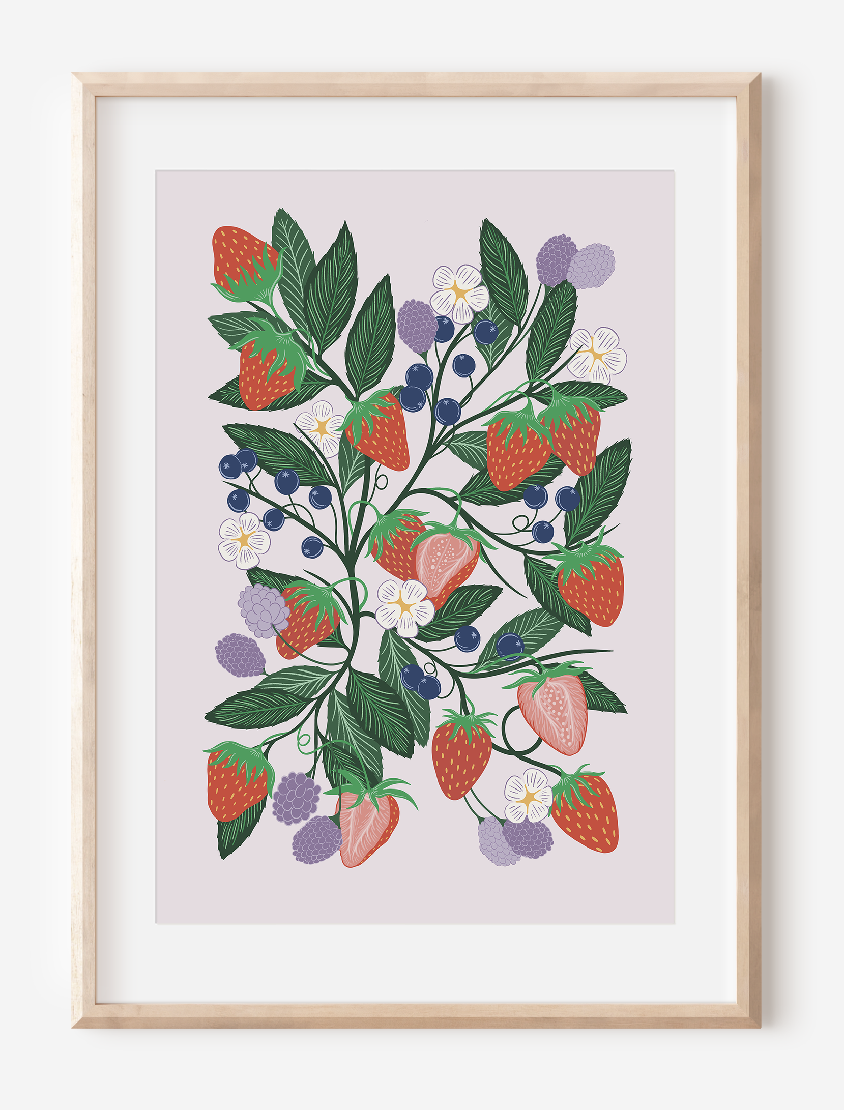 Berry Art Print