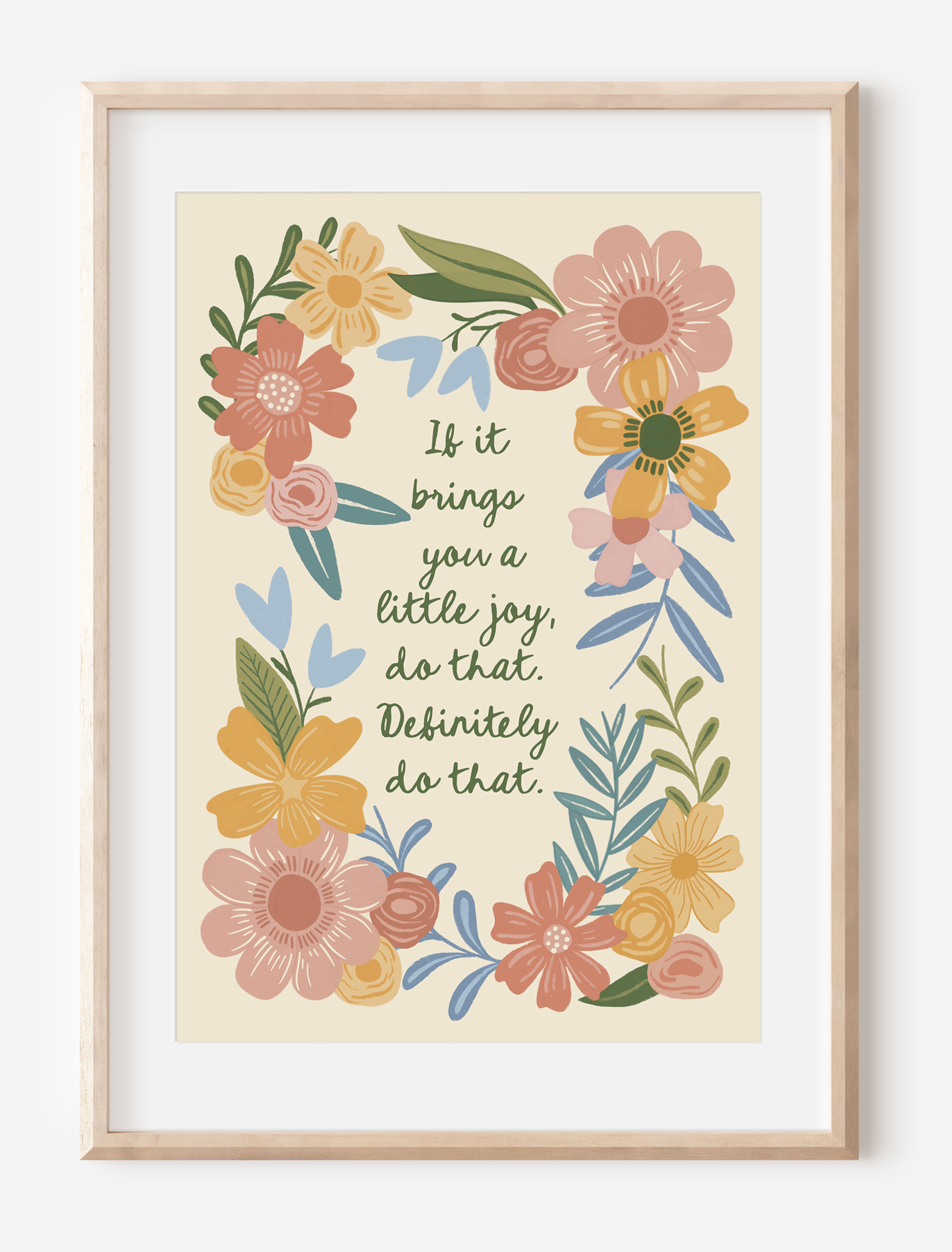 Happiness Art Print