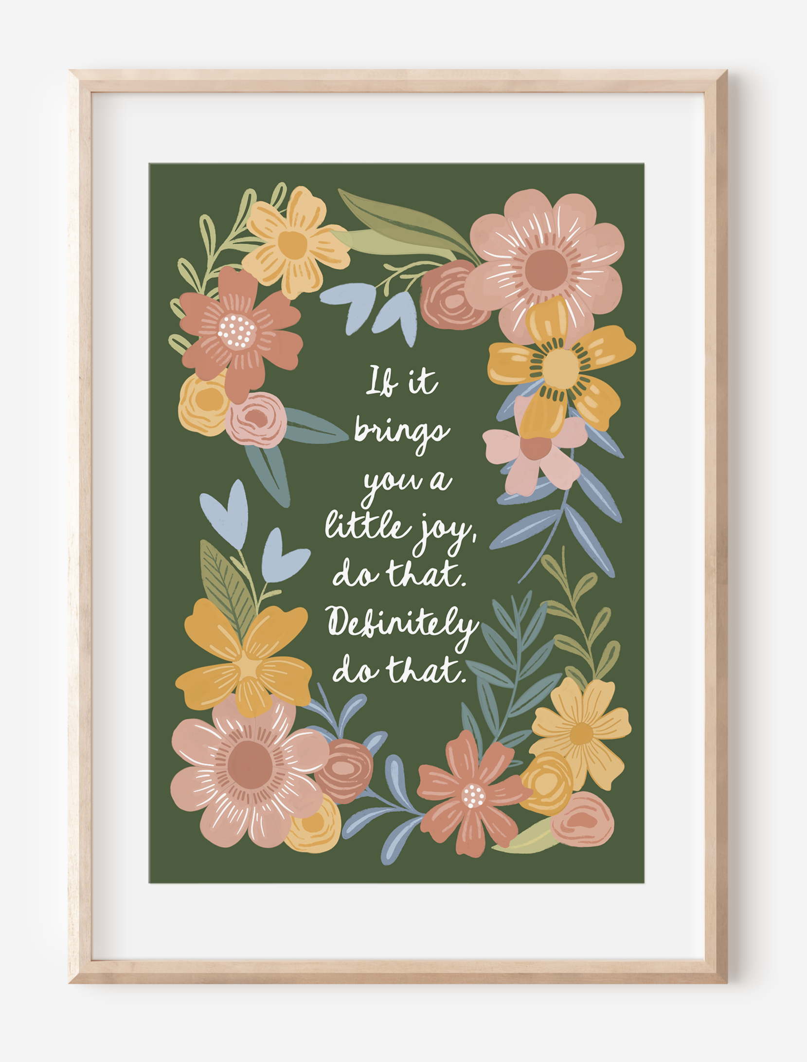 Happiness Art Print