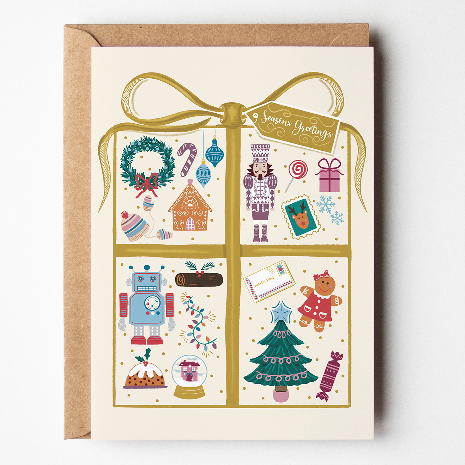 Christmas Present Greeting Card