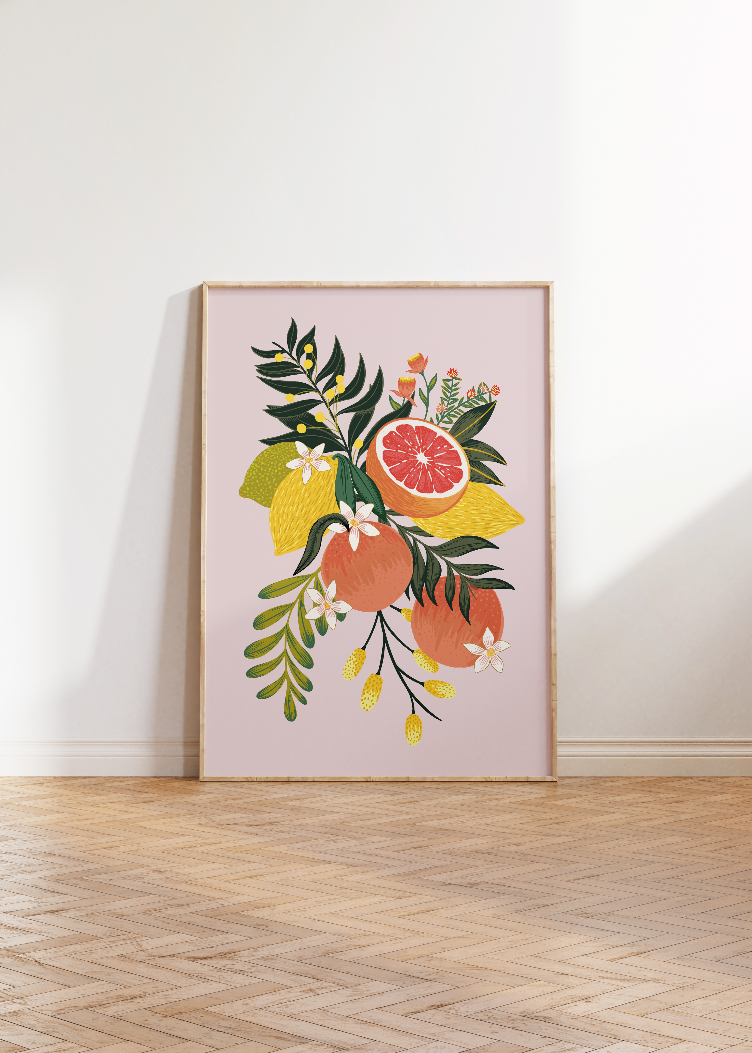 Citrus Fruits Art Print