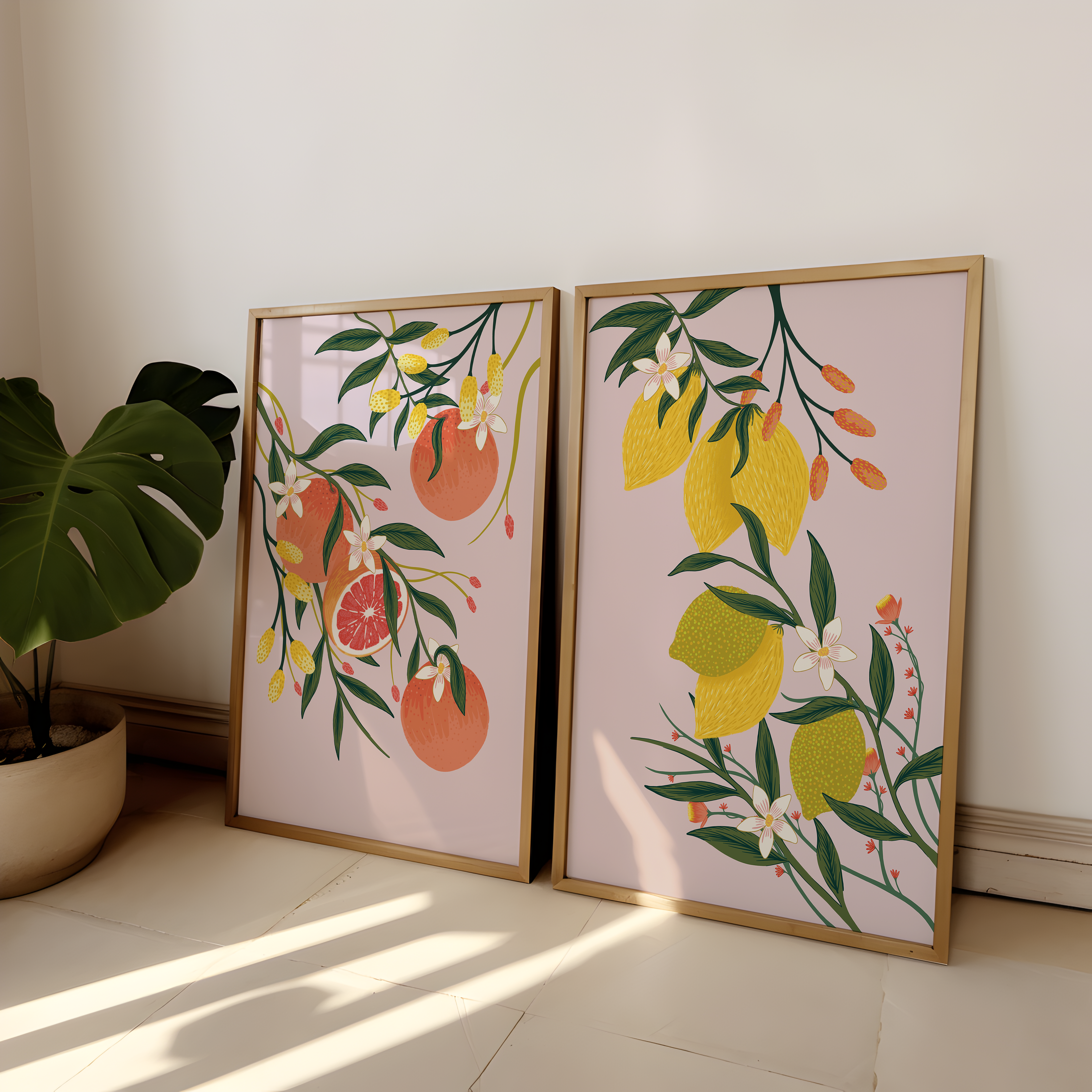 Citrus Fruits Set of 2