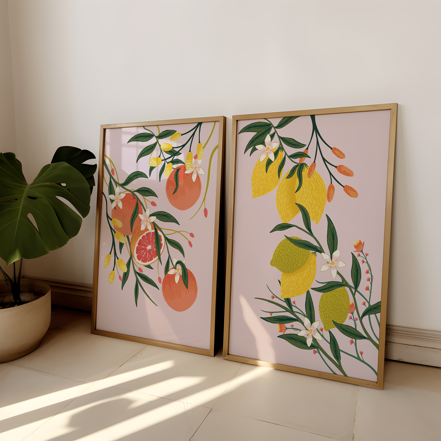 Citrus Fruits Set of 2