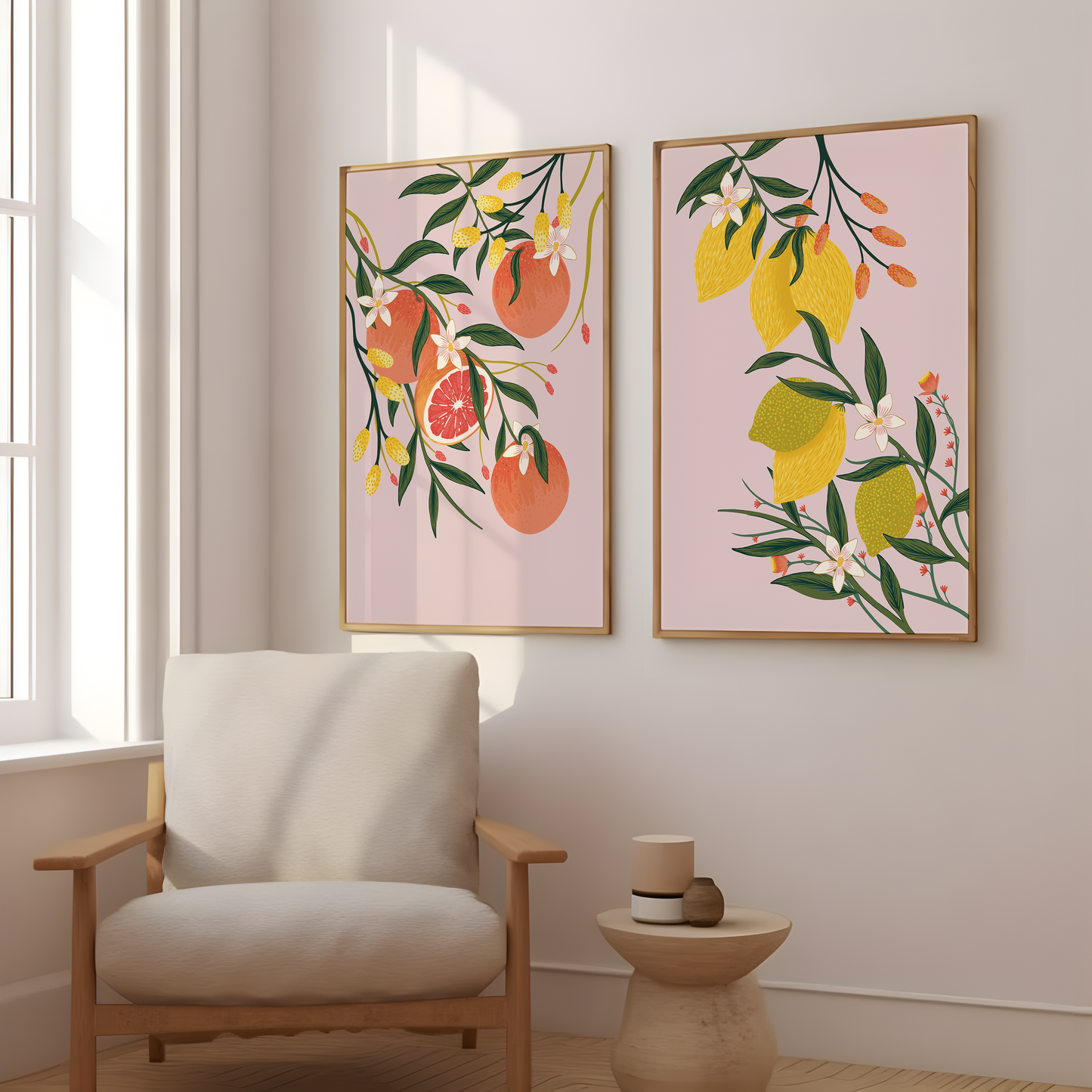 Citrus Fruits Set of 2