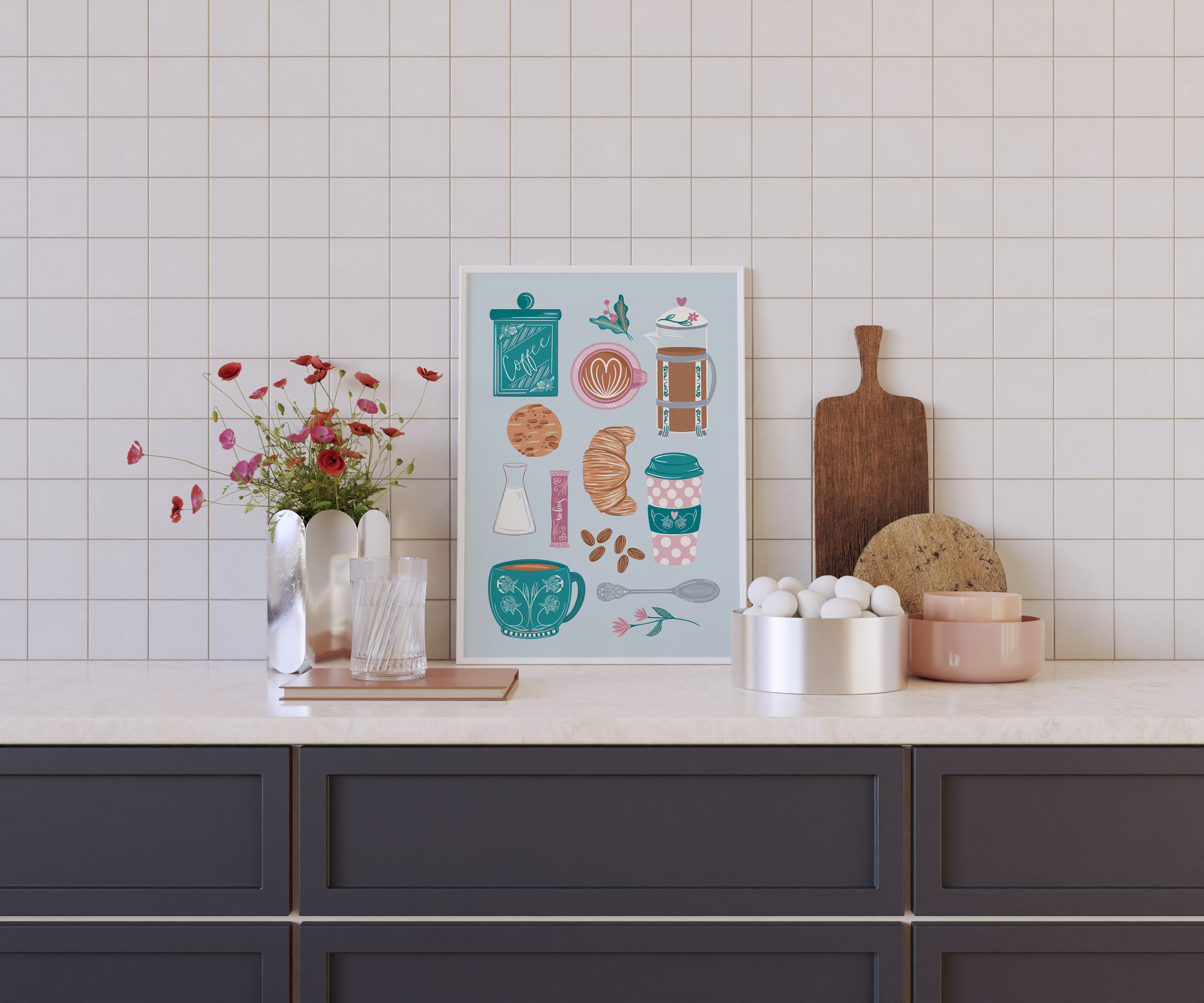 Coffee Art Print