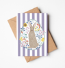 Easter Stripe Greeting Card