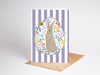 Easter Stripe Greeting Card
