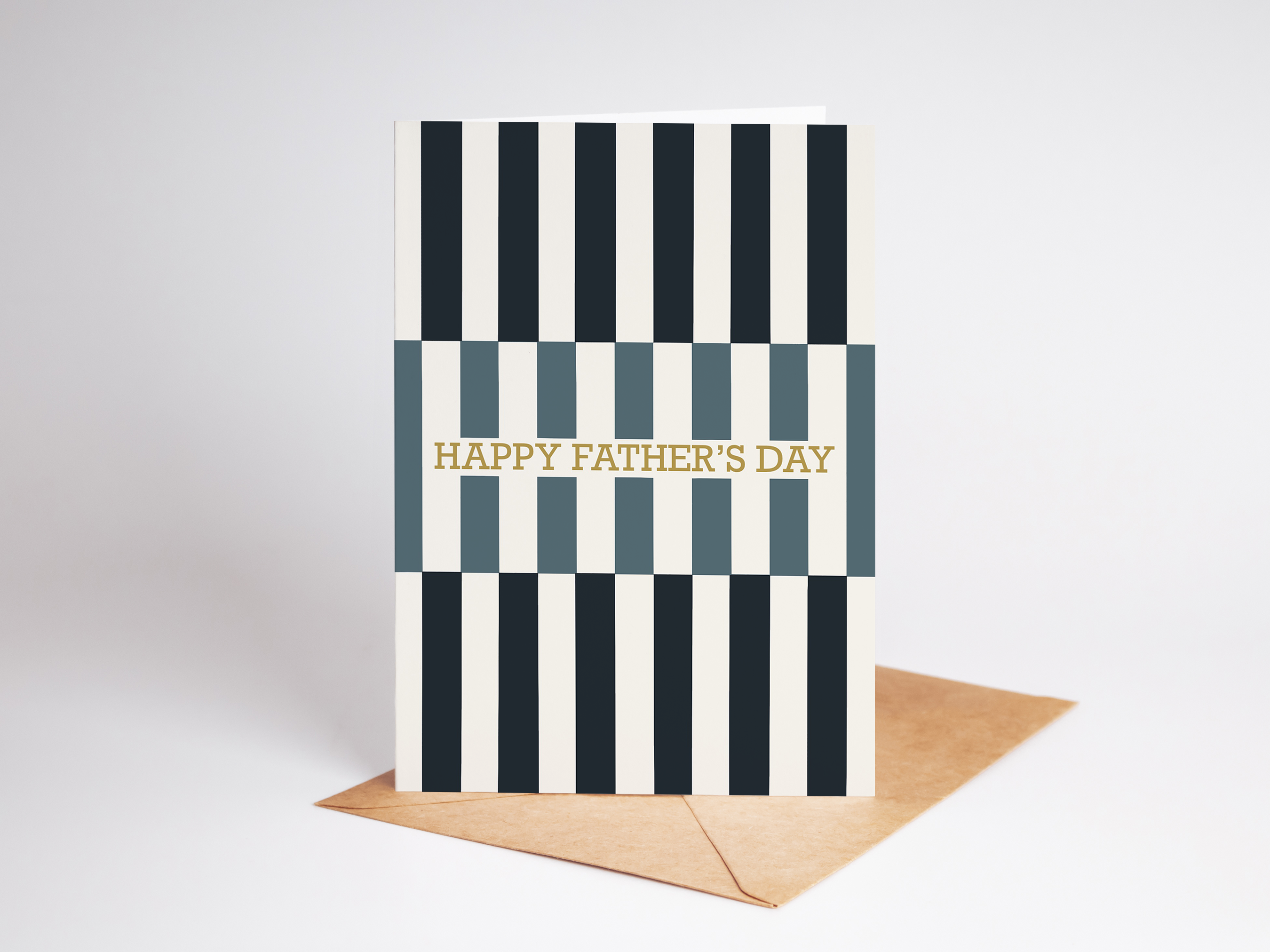 Stripe Father's Day Card