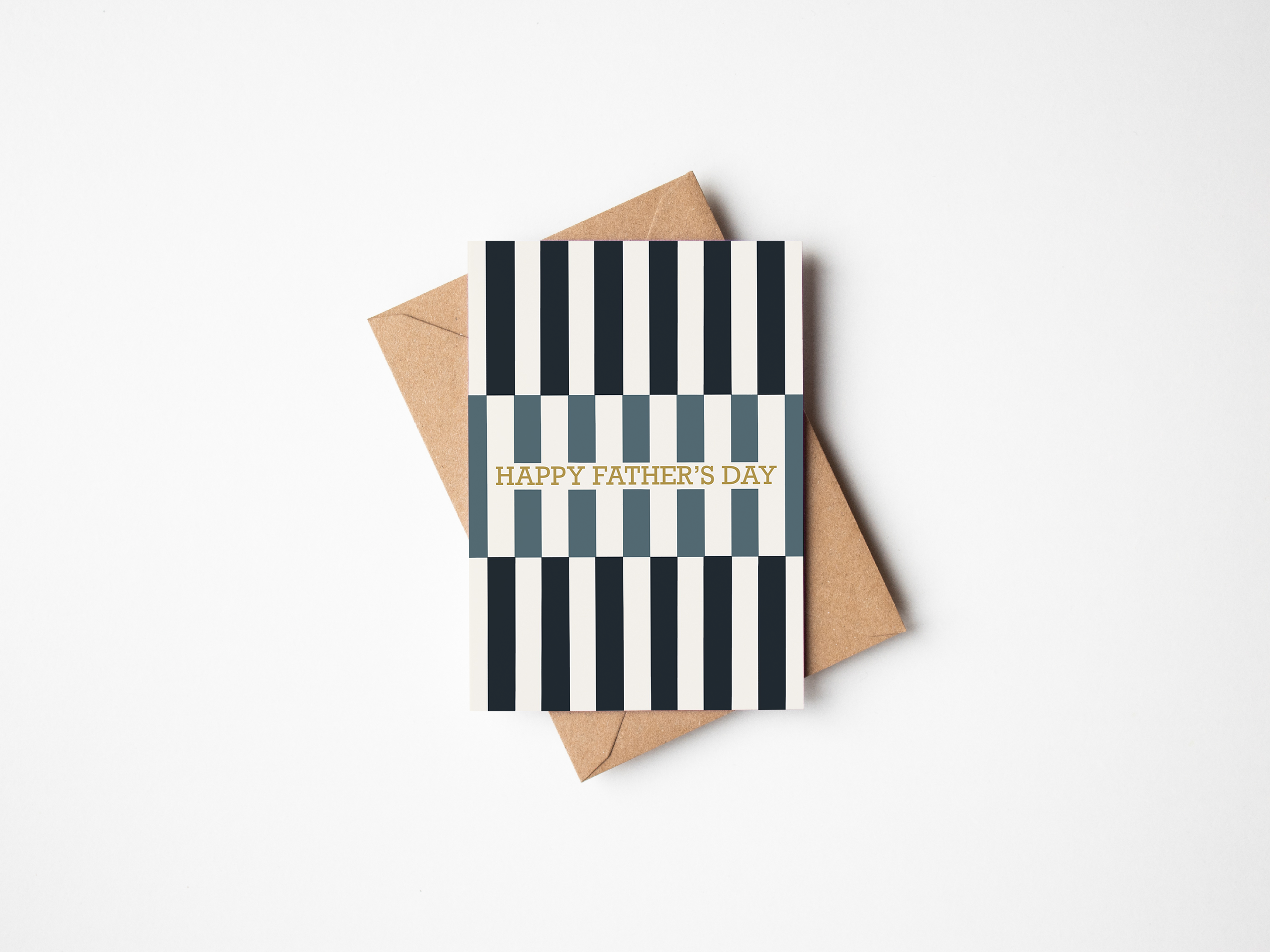 Stripe Father's Day Card