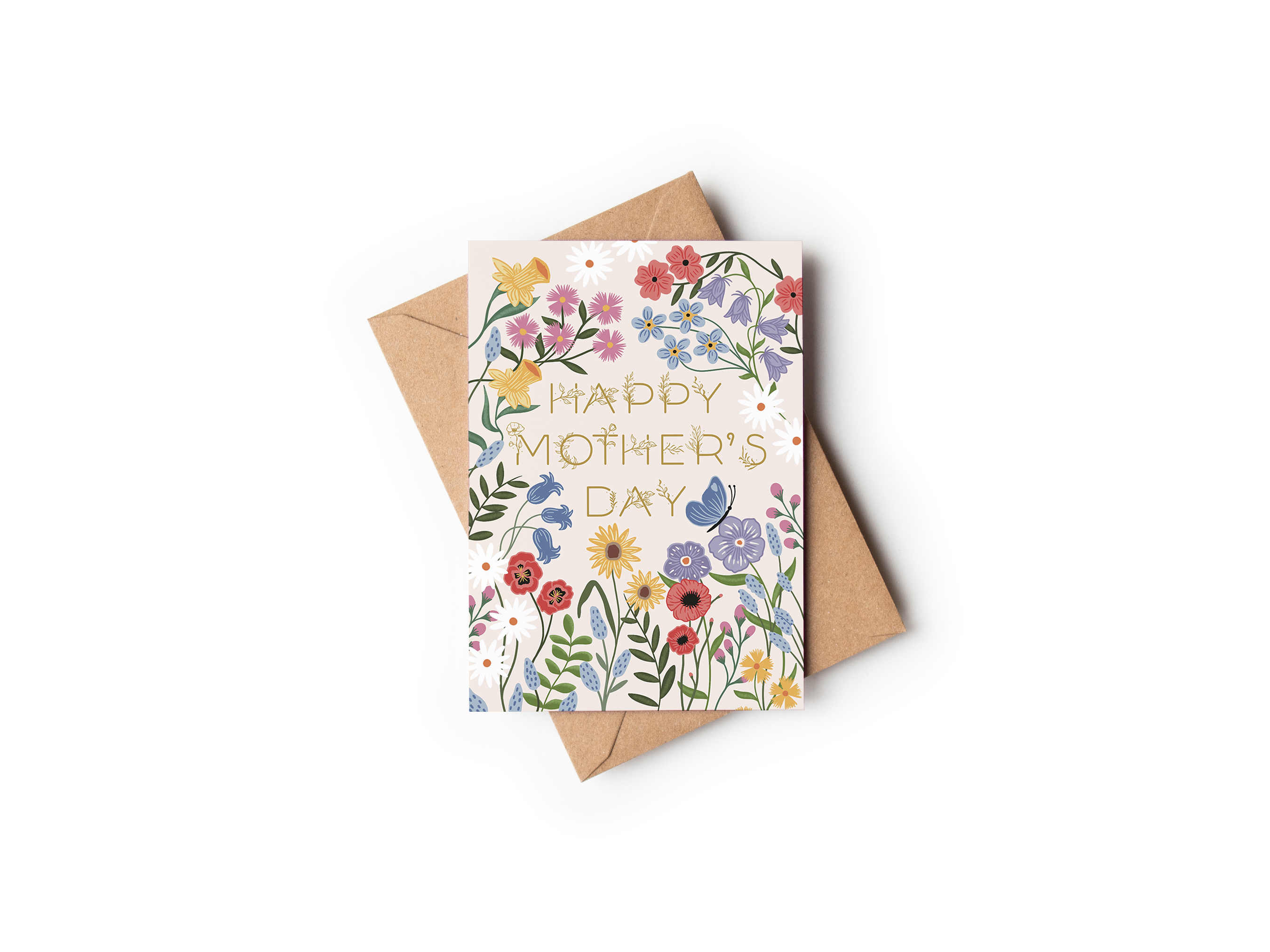Wild Flower Mother's Day Card