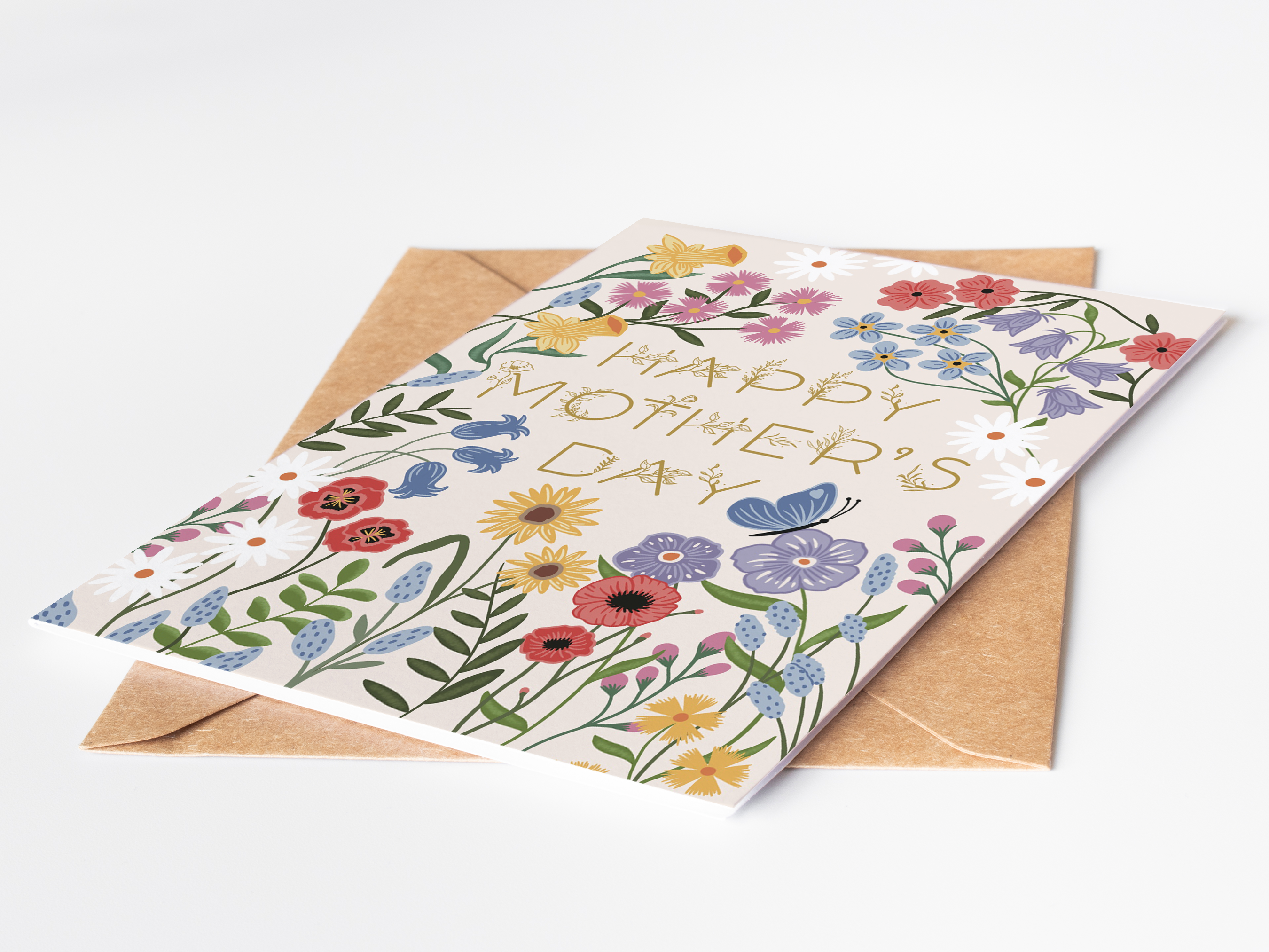 Wild Flower Mother's Day Card