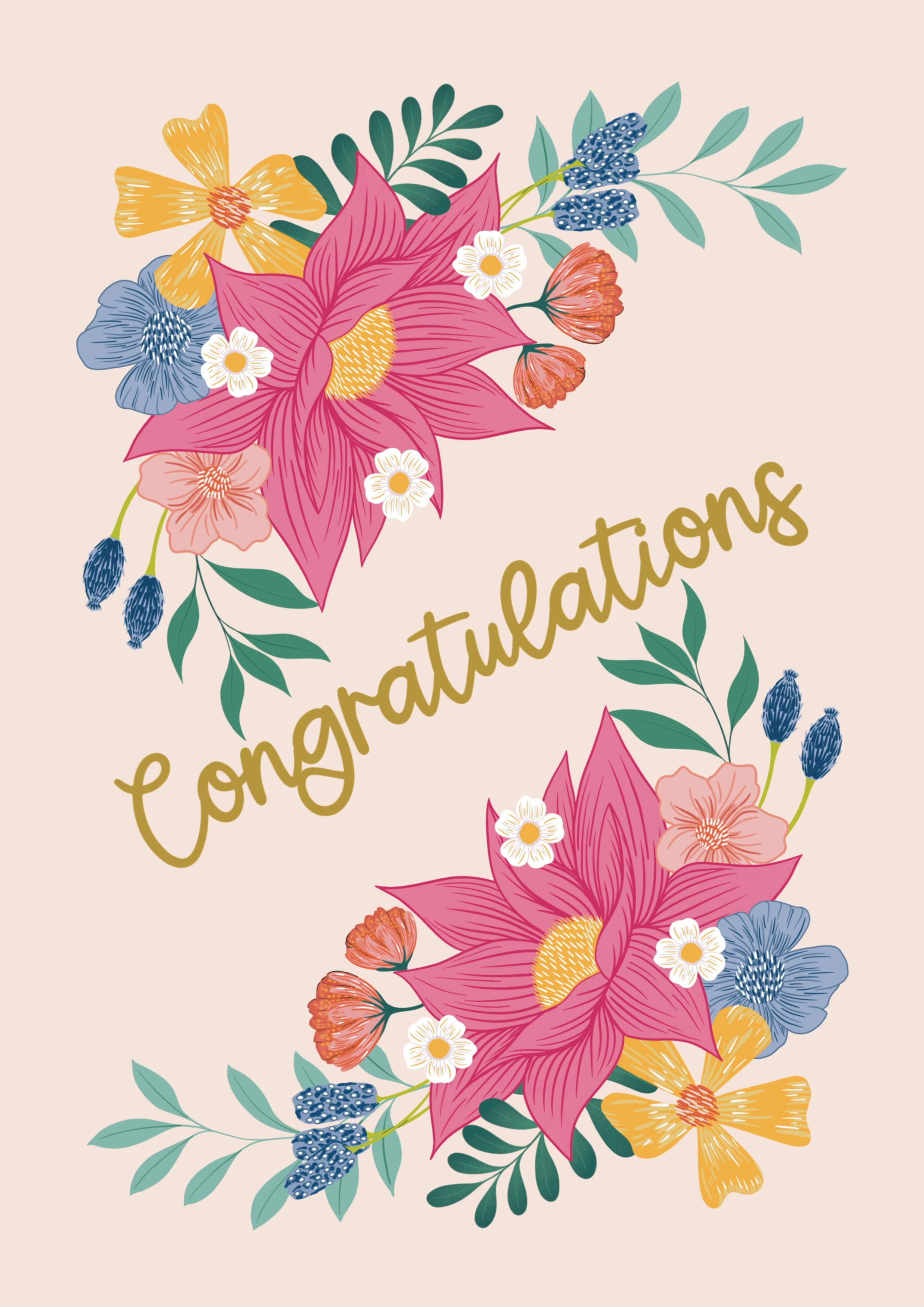 Congratulations Greetings Card
