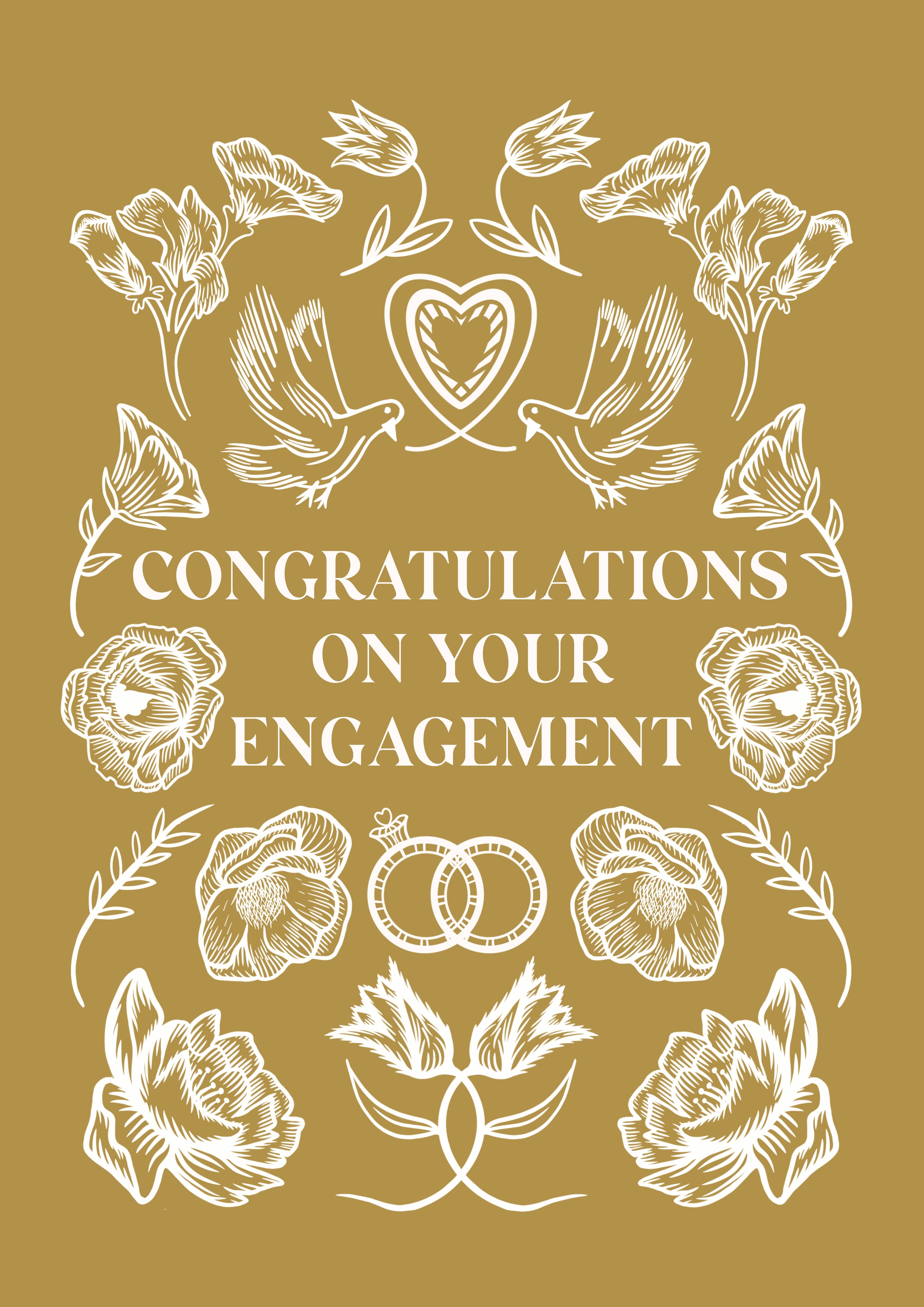 Engagement Greetings Card