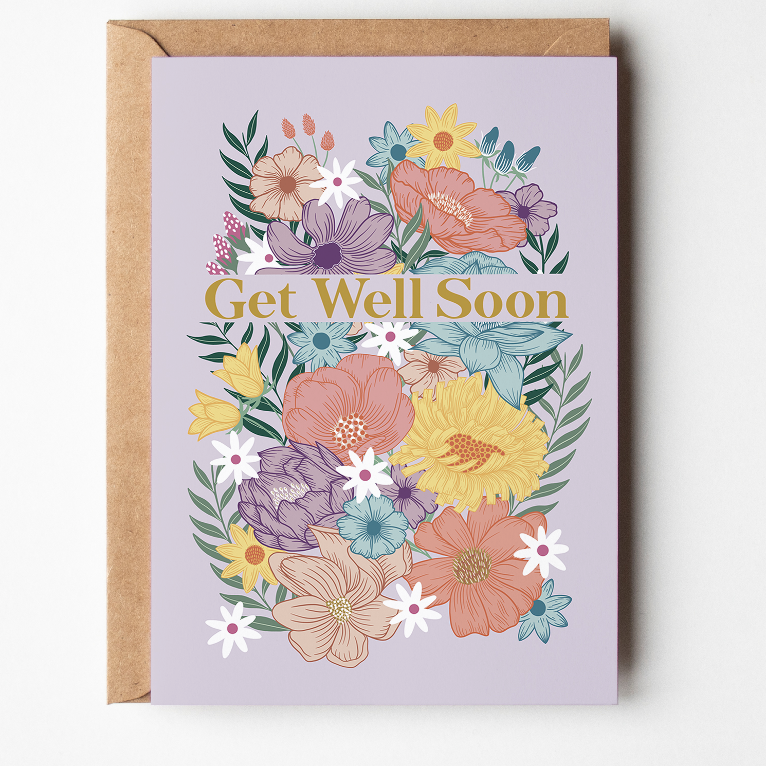 Get Well Soon Greetings Card