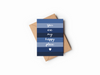 Happy Place Blue Greeting Card