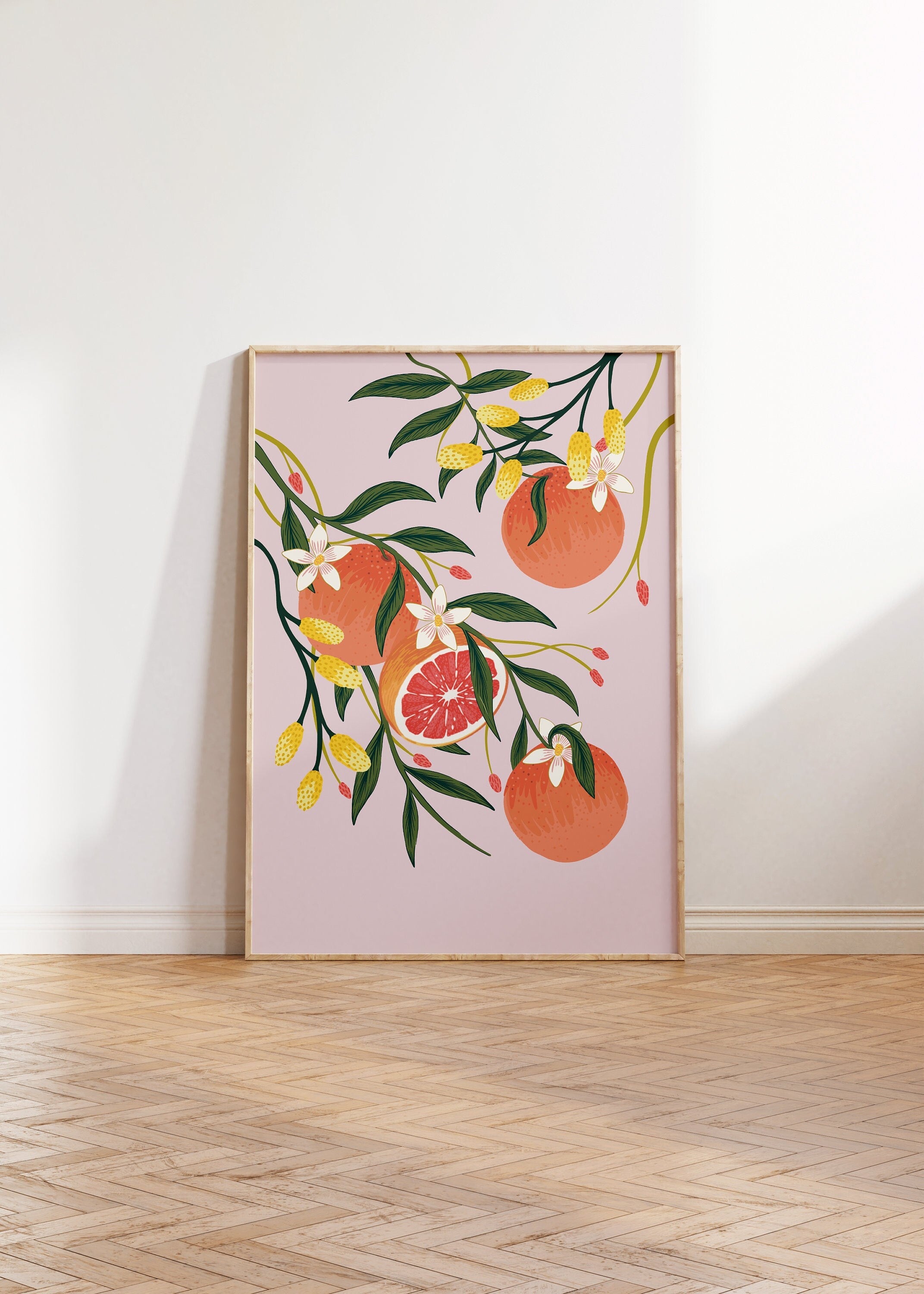 Citrus Fruits Art Print