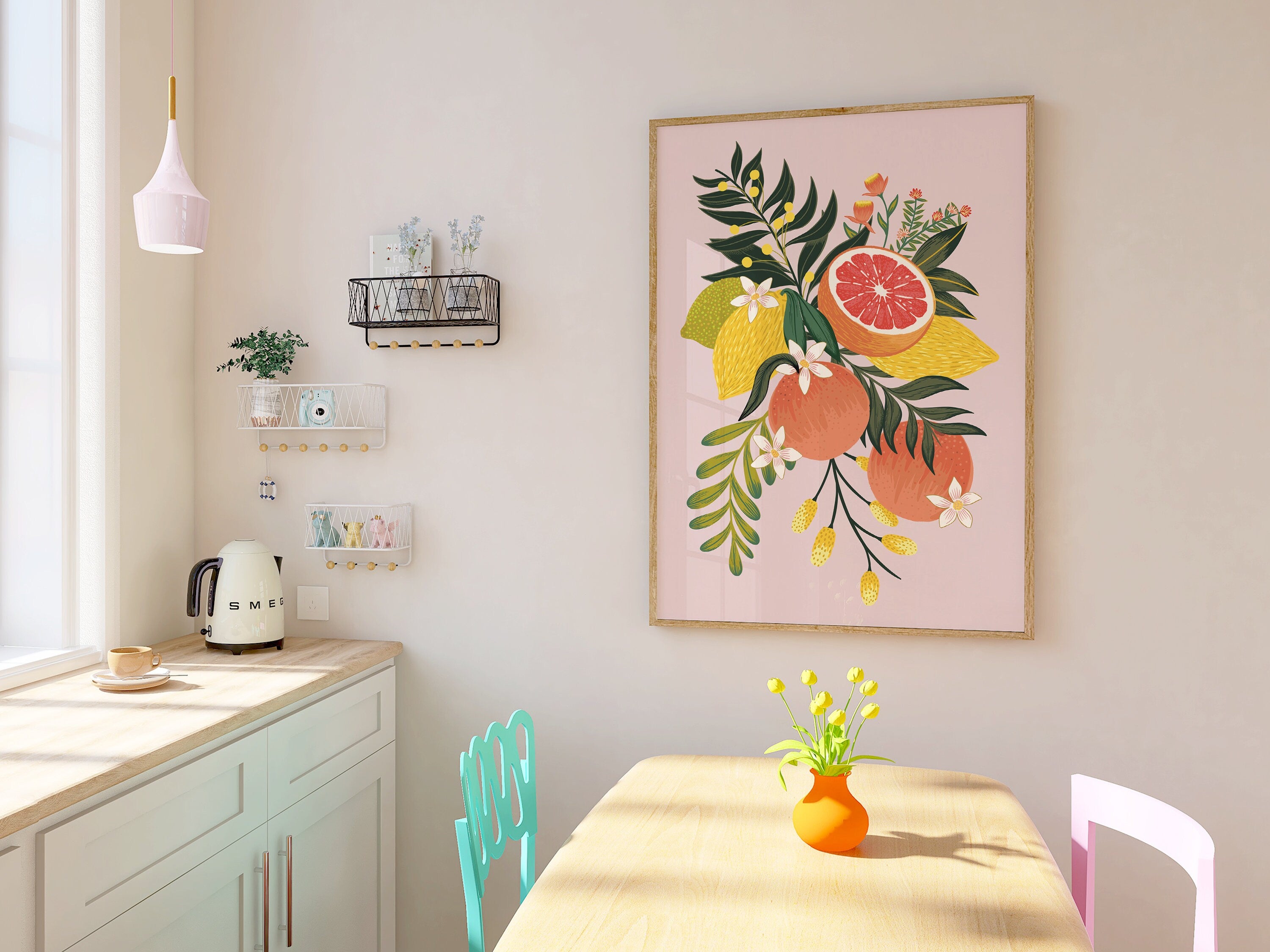 Citrus Fruits Art Print