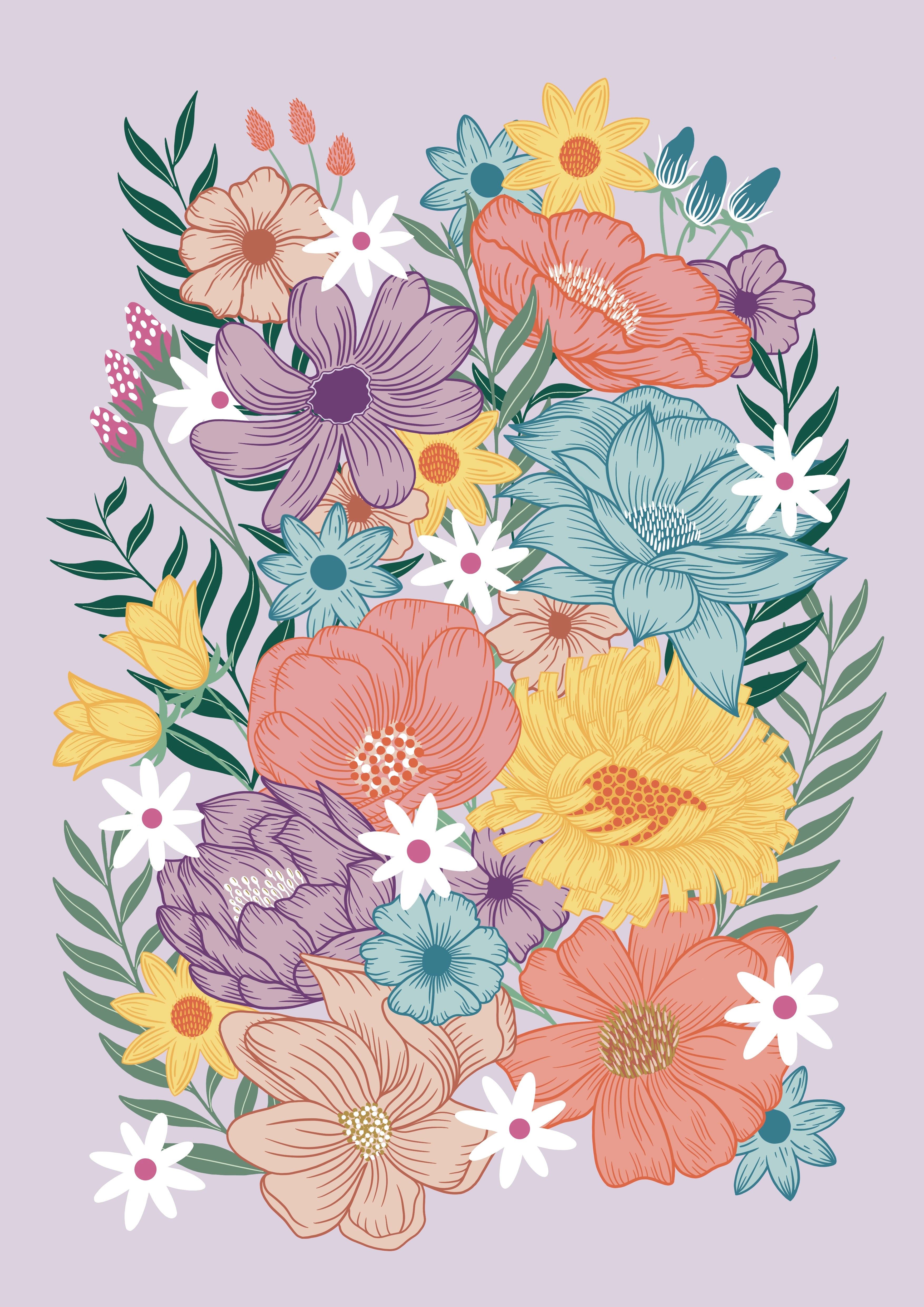 Floral Art Print