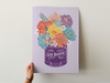 Keep Growing Motivational Art Print