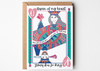 King And Queen Of My Heart Greetings Card