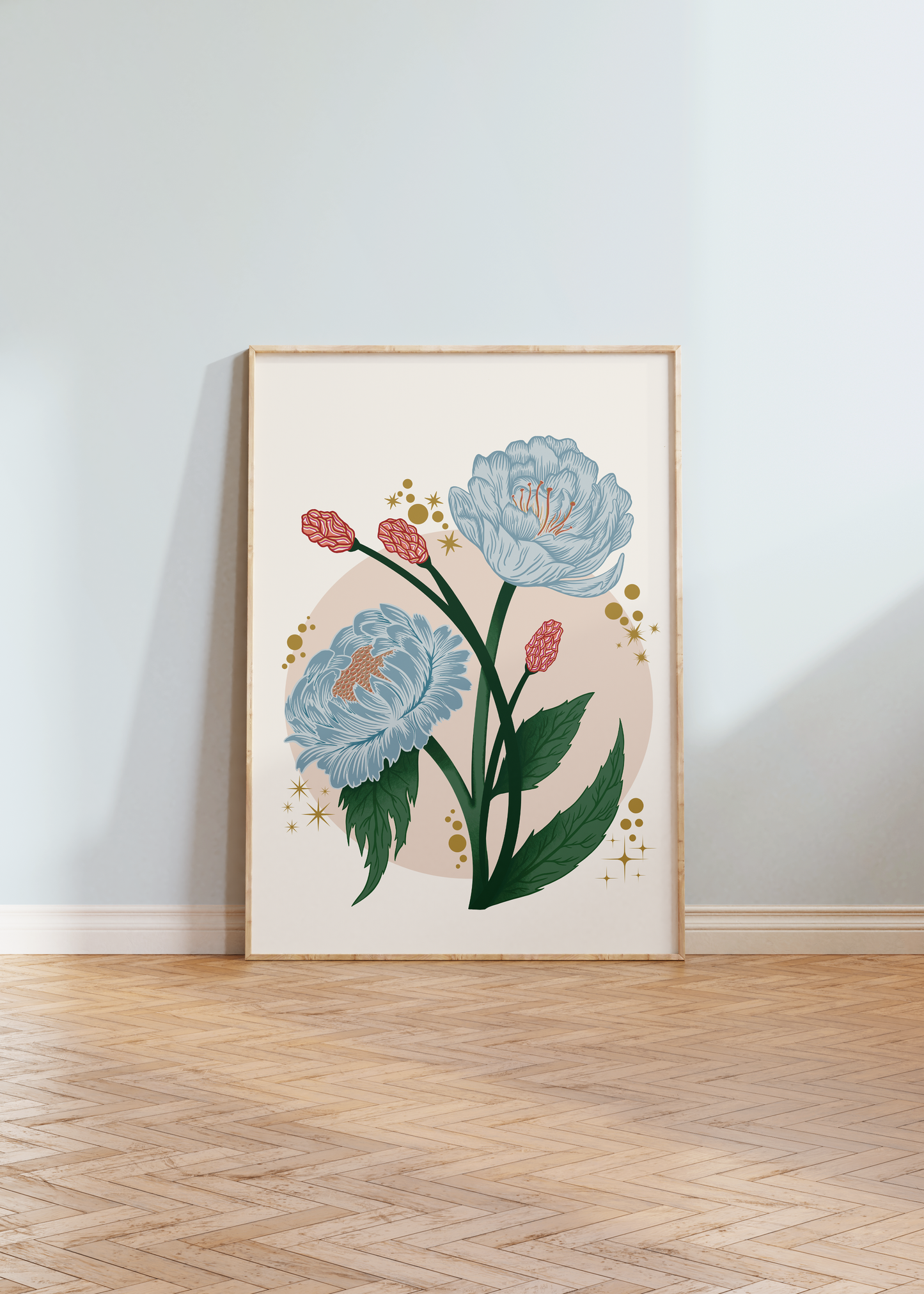 Peony Floral Art Print