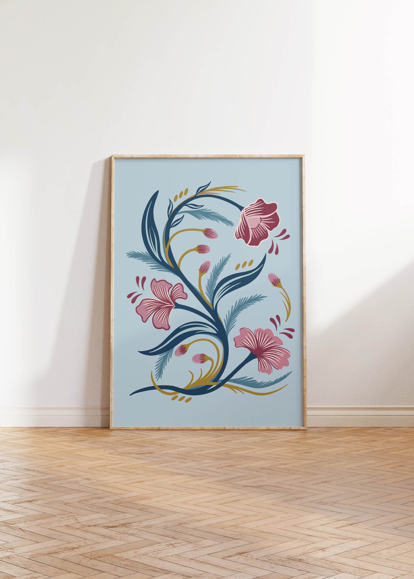 Abstract Floral Art Print