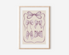 Ribbon Bow Art Print