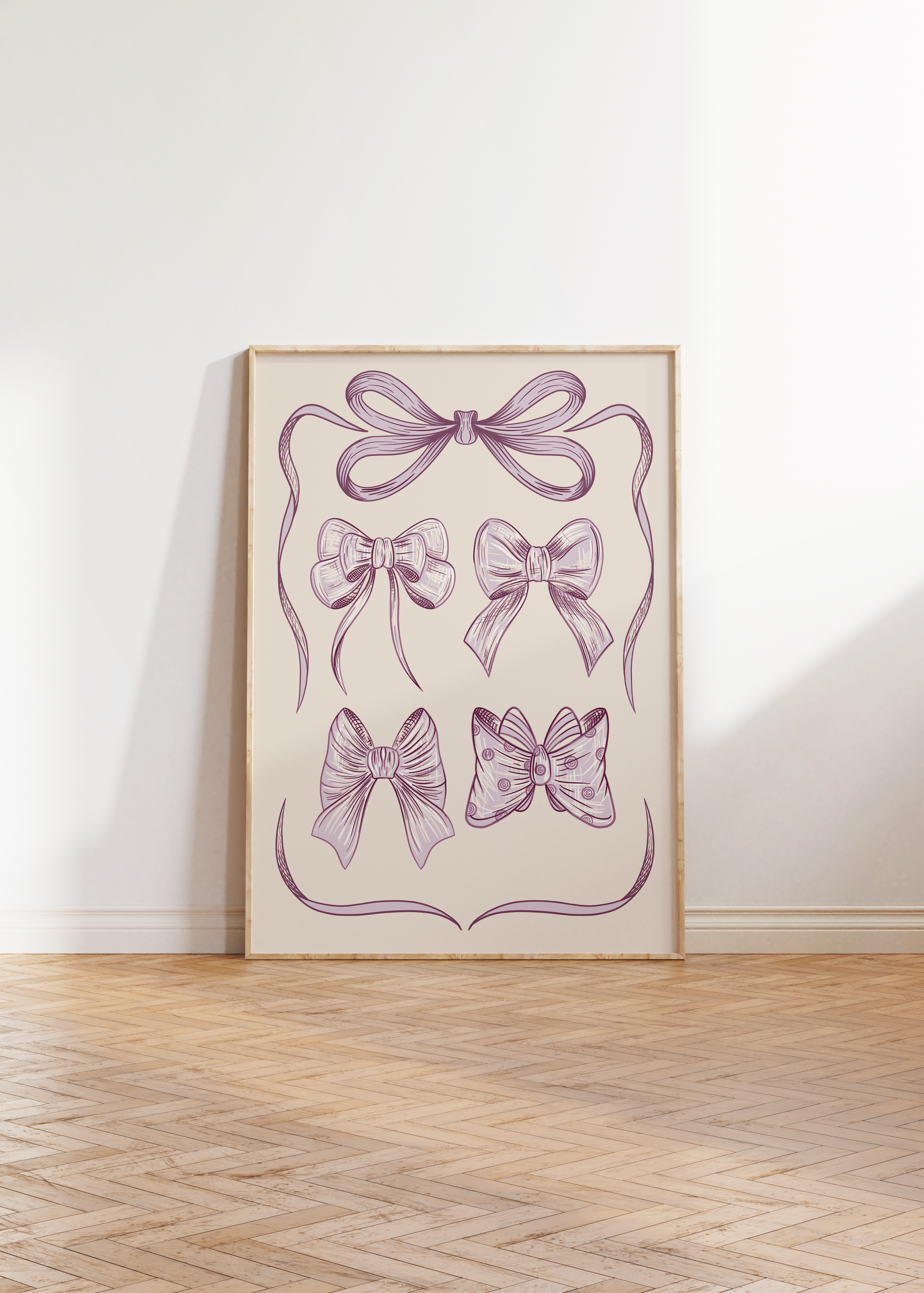Ribbon Bow Art Print