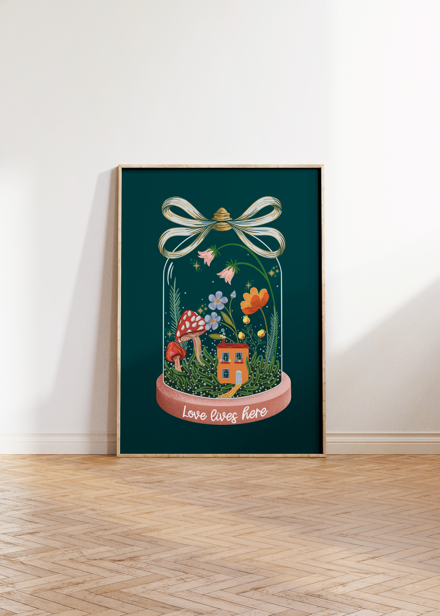 Love Lives Here Art Print