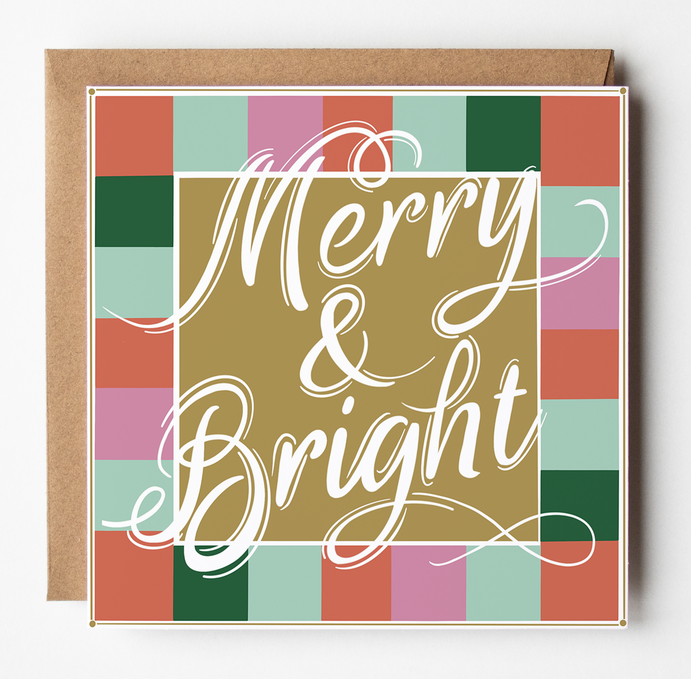 Merry and Bright Christmas Card