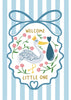 Blue Stork New Baby Card