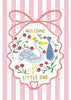 Pink Stork New Baby Card