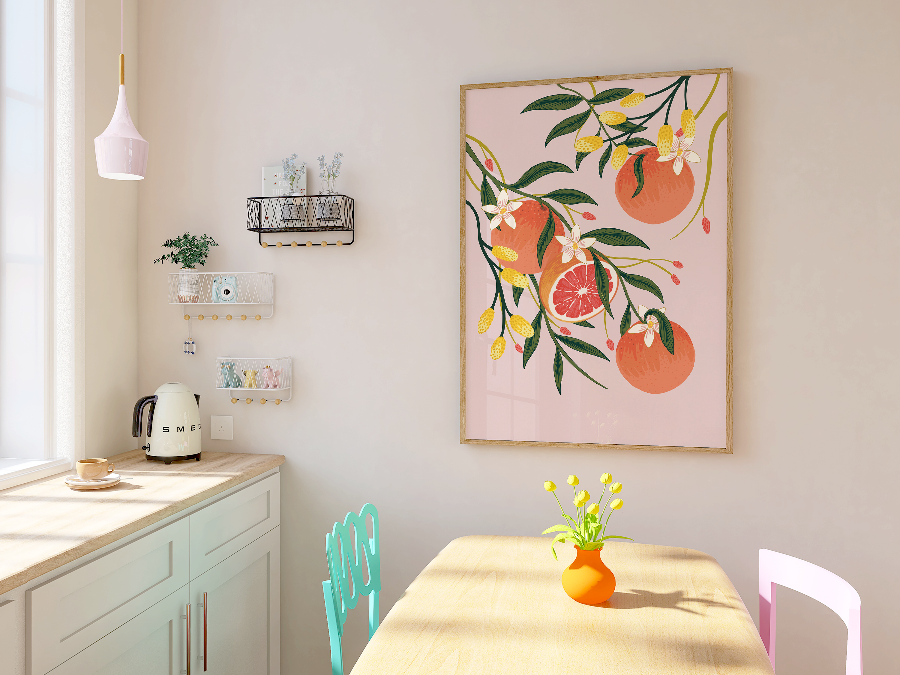 Citrus Fruits Art Print