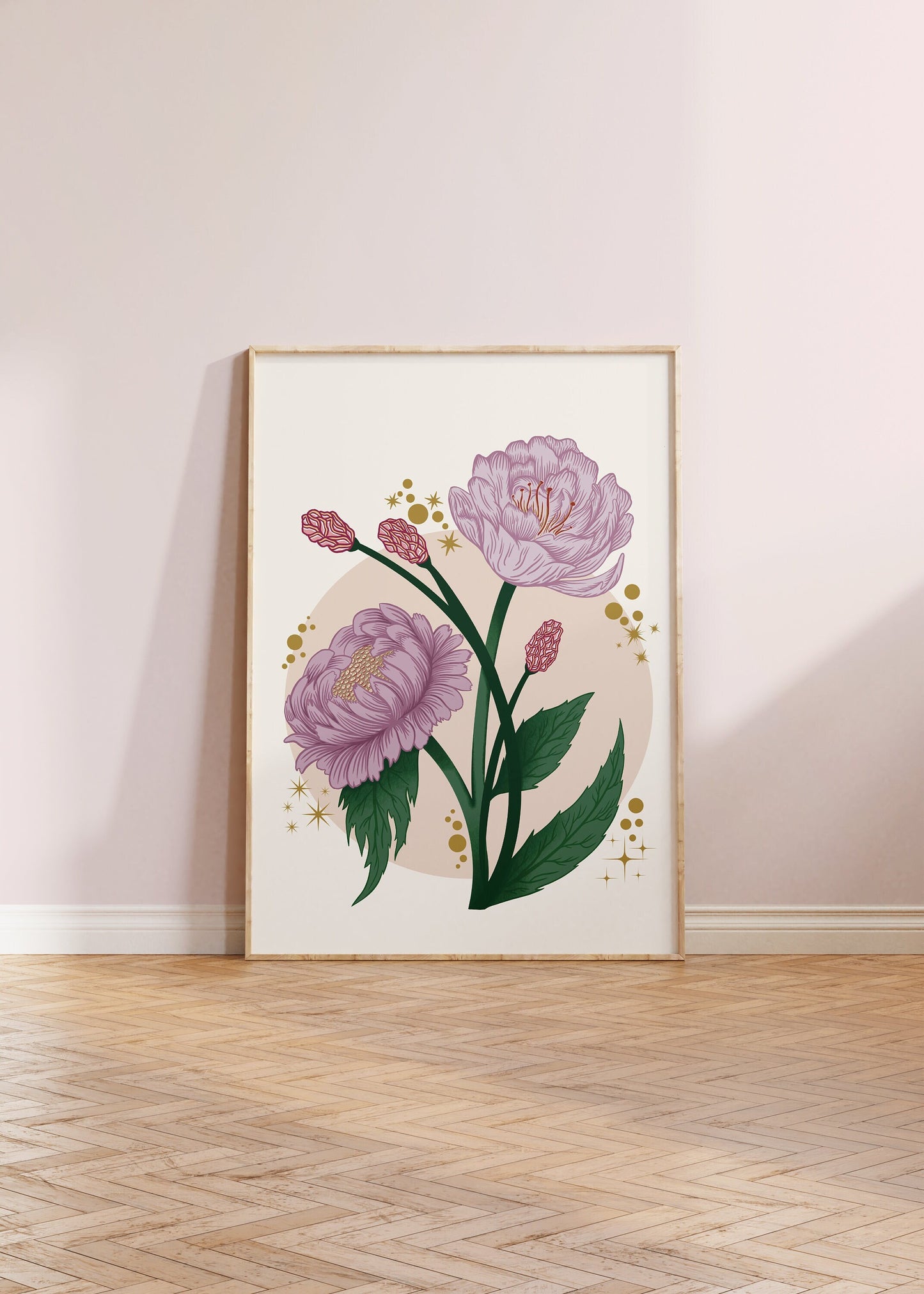 Peony Floral Art Print