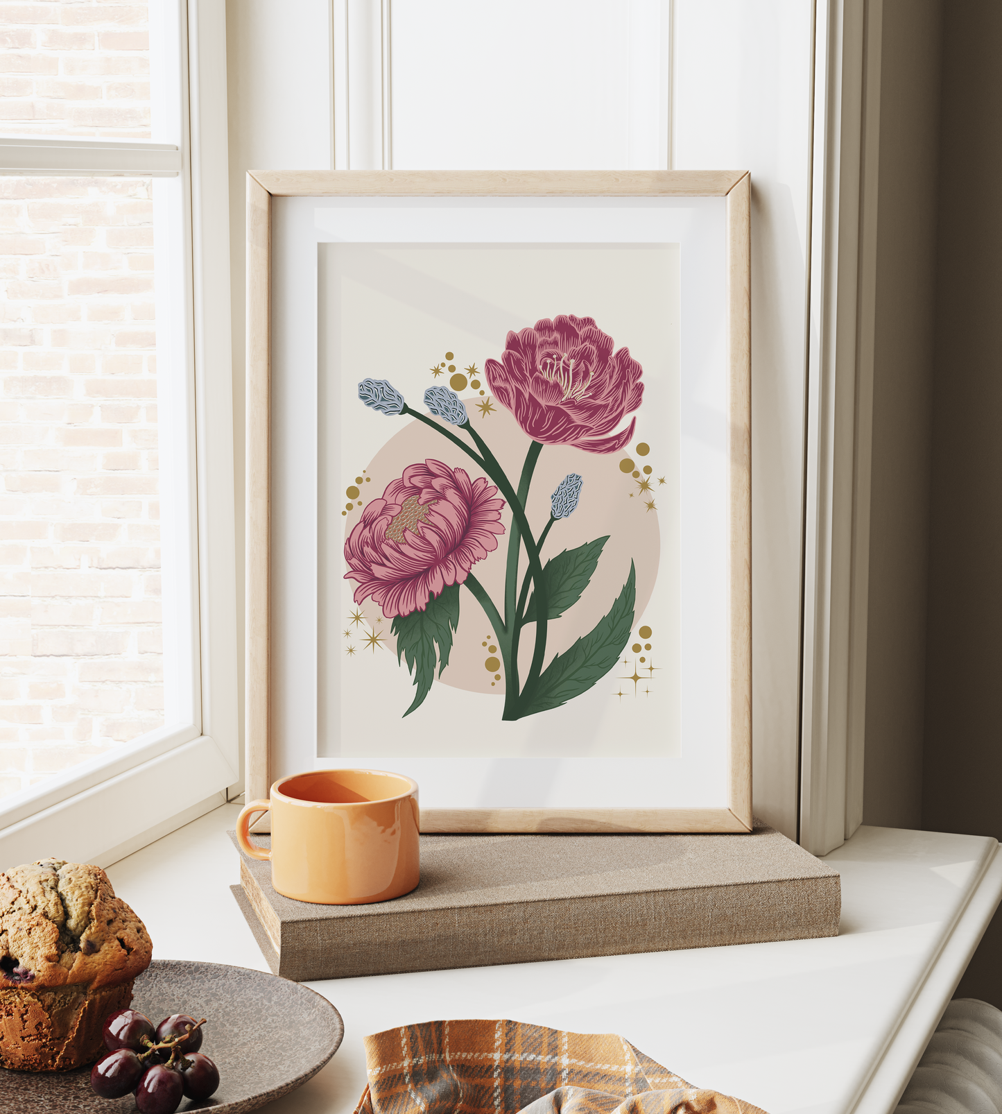 Peony Floral Art Print