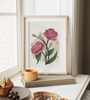 Peony Floral Art Print