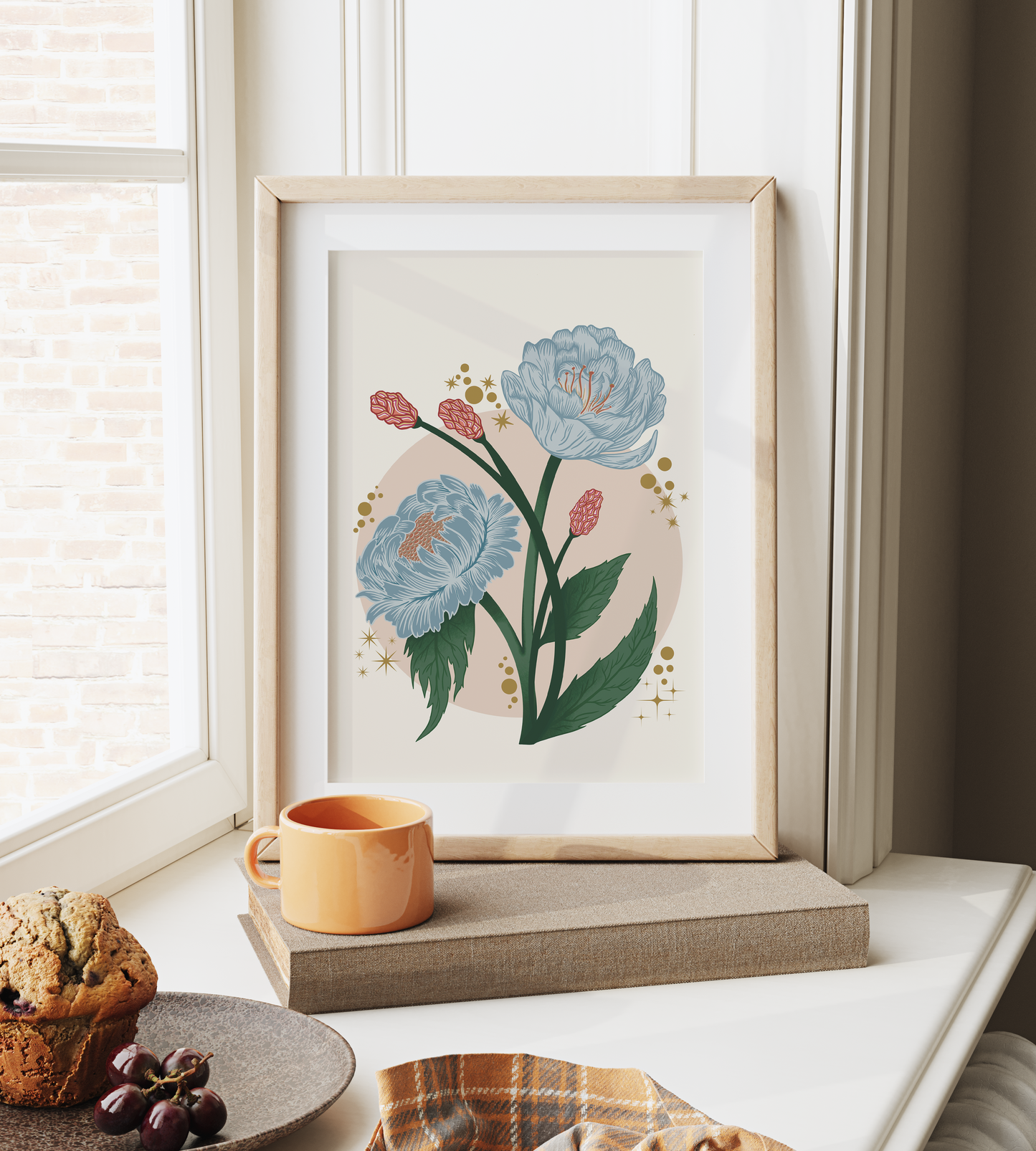 Peony Floral Art Print