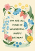 You Are Wonderful Birthday Card