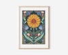 Sunflower Floral Art Print