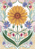 Sunflower Floral Art Prrint
