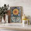 Sunflower Floral Art Print