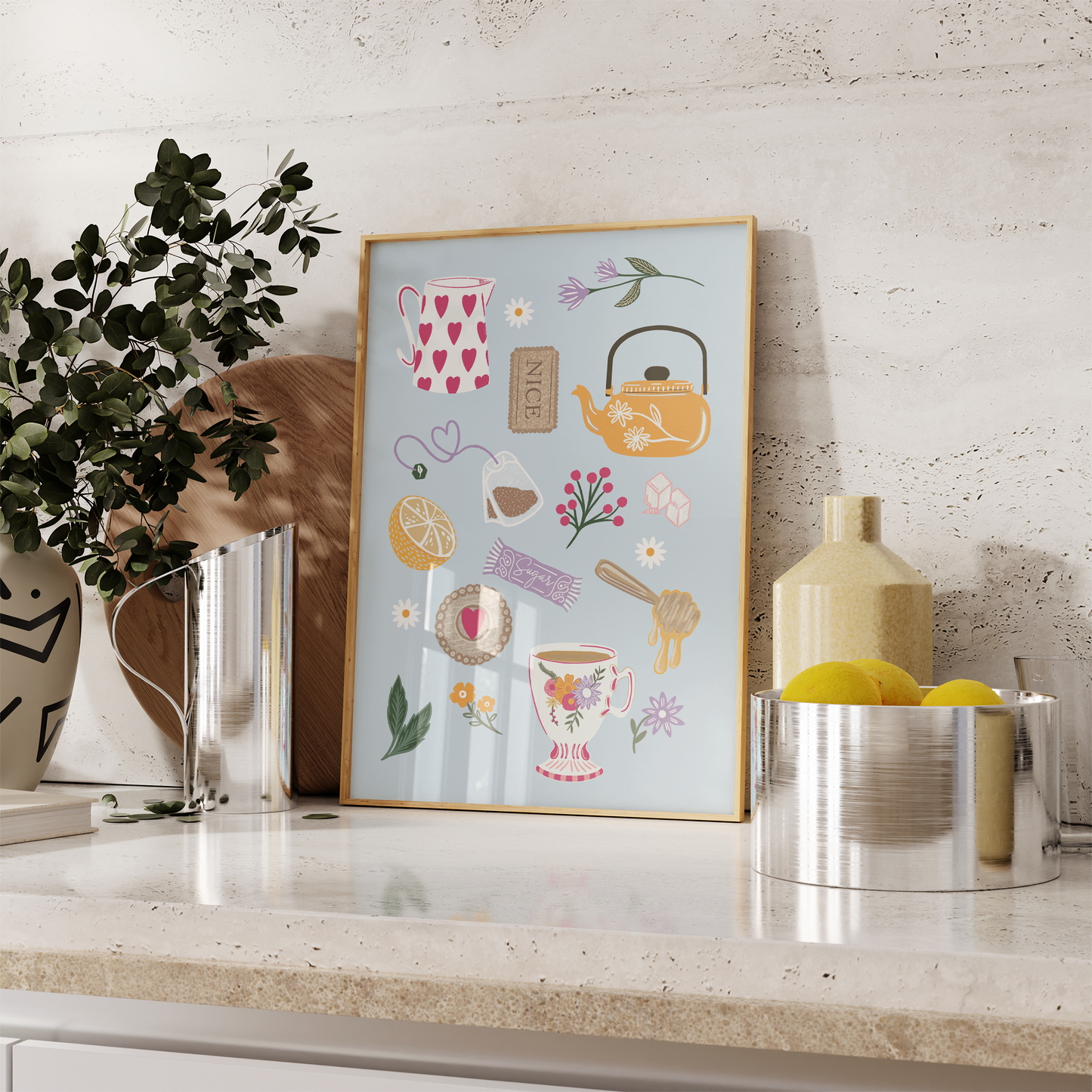 Tea Art Print