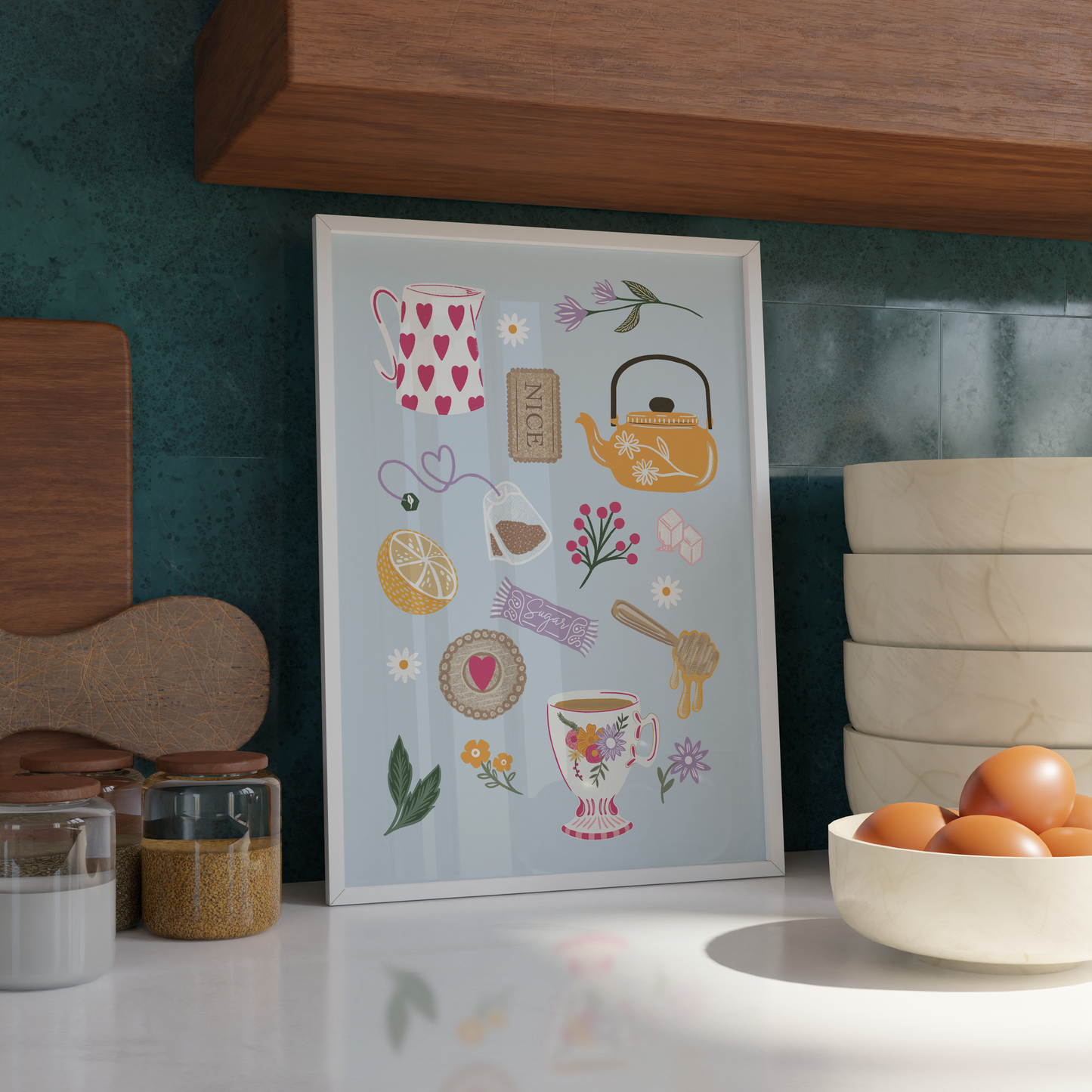 Tea Art Print