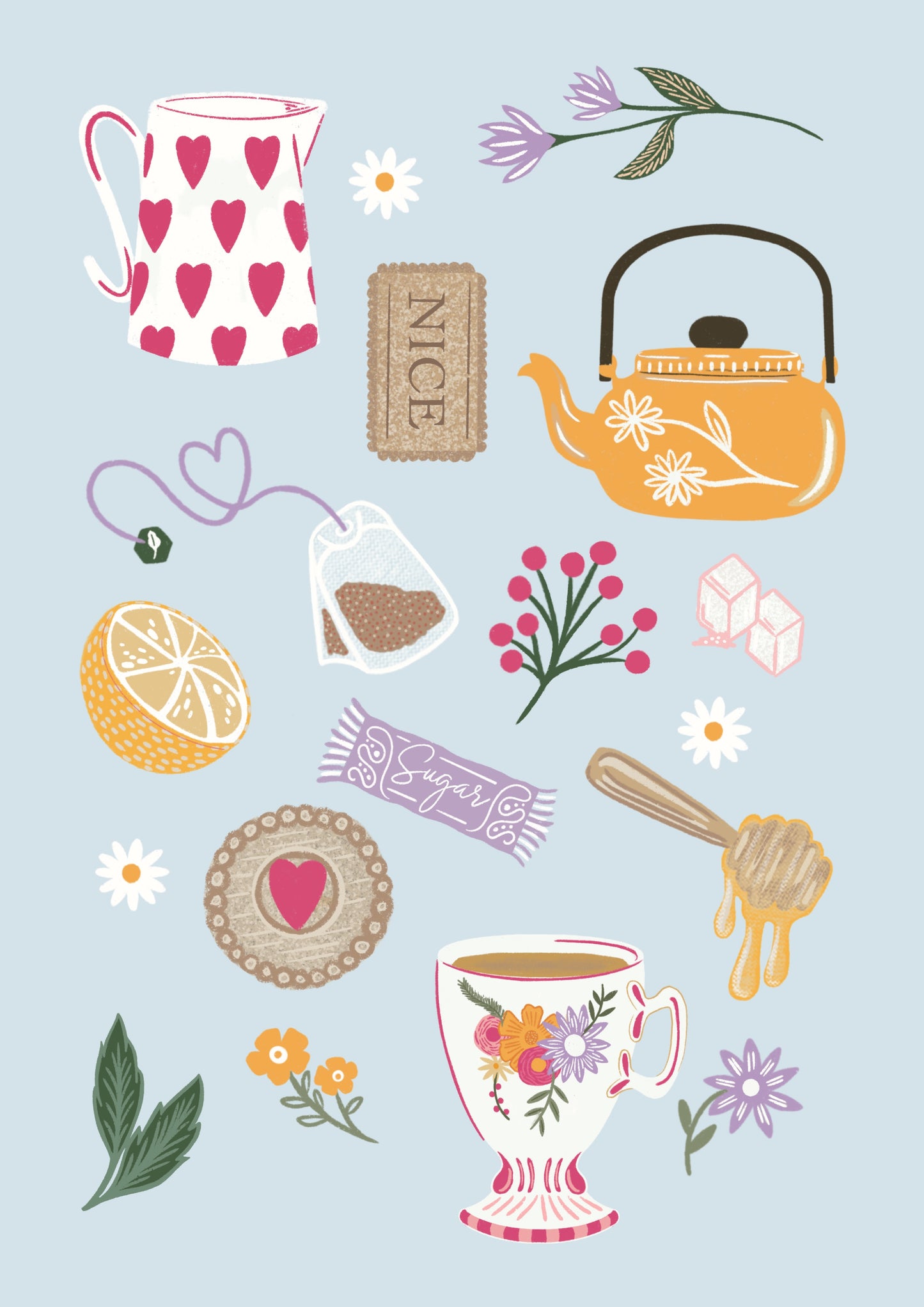 Tea Art Print