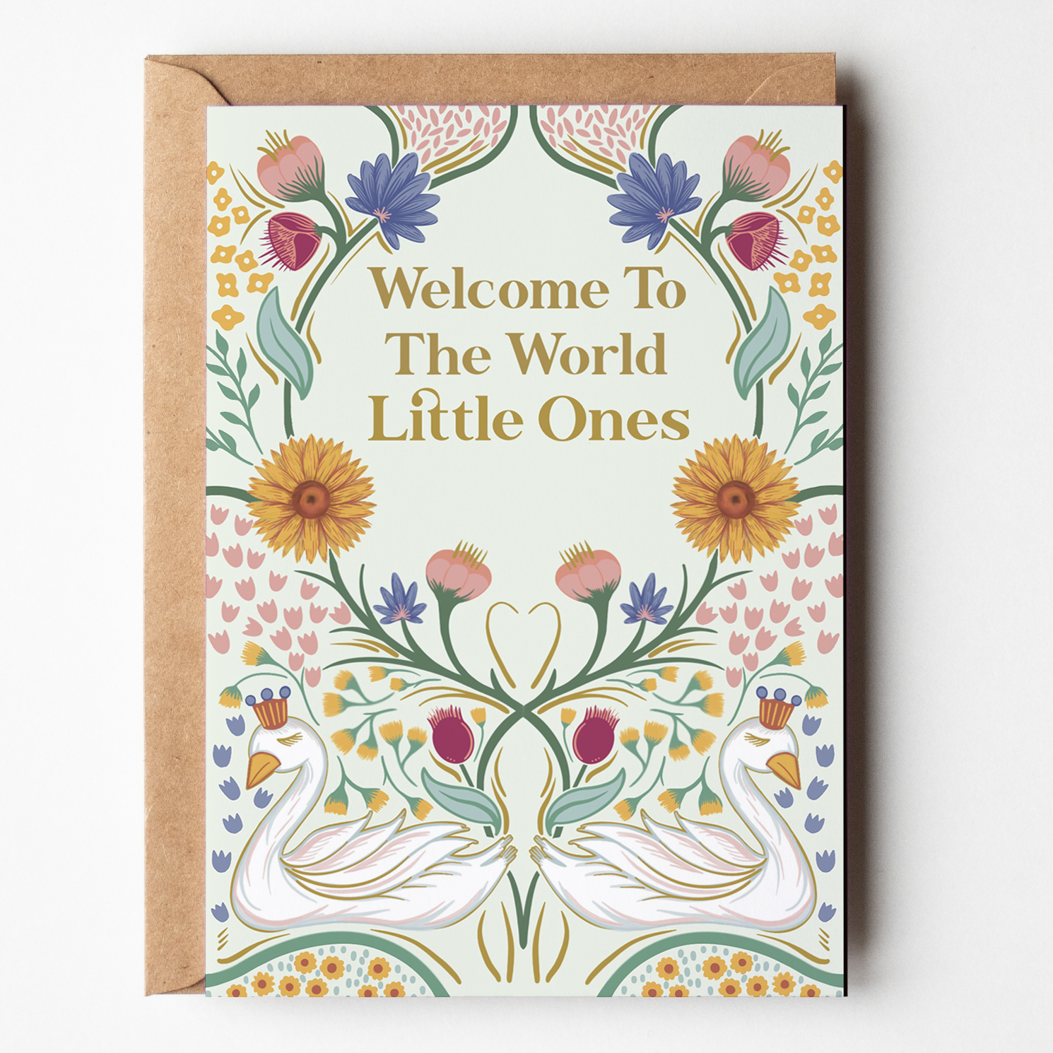 New Twins Greetings Card