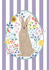 Easter Stripe Greeting Card
