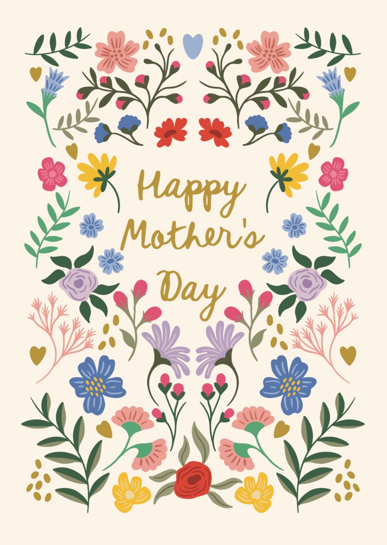 Floral Mother's Day Card